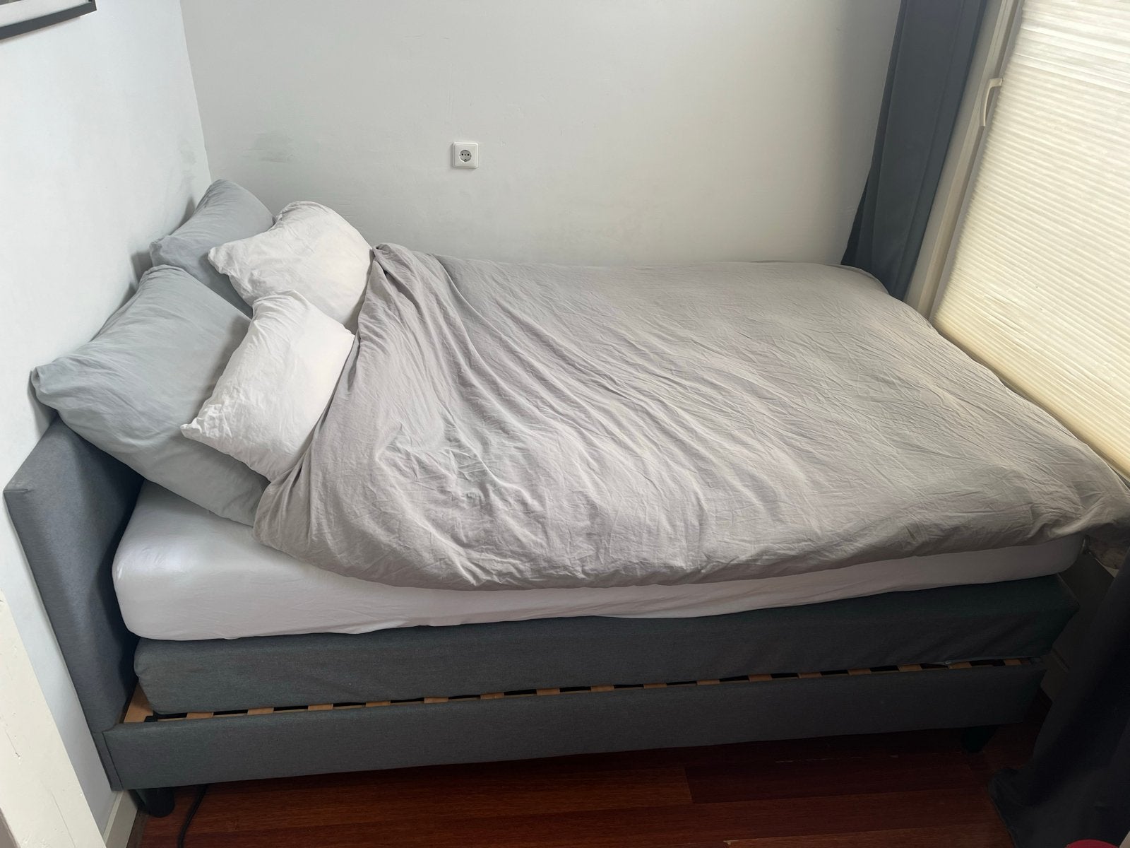 Tweepersoonsbed / boxspring (SÄBÖVIK), Ophalen, Gebruikt, Tweepersoons, 200 cm