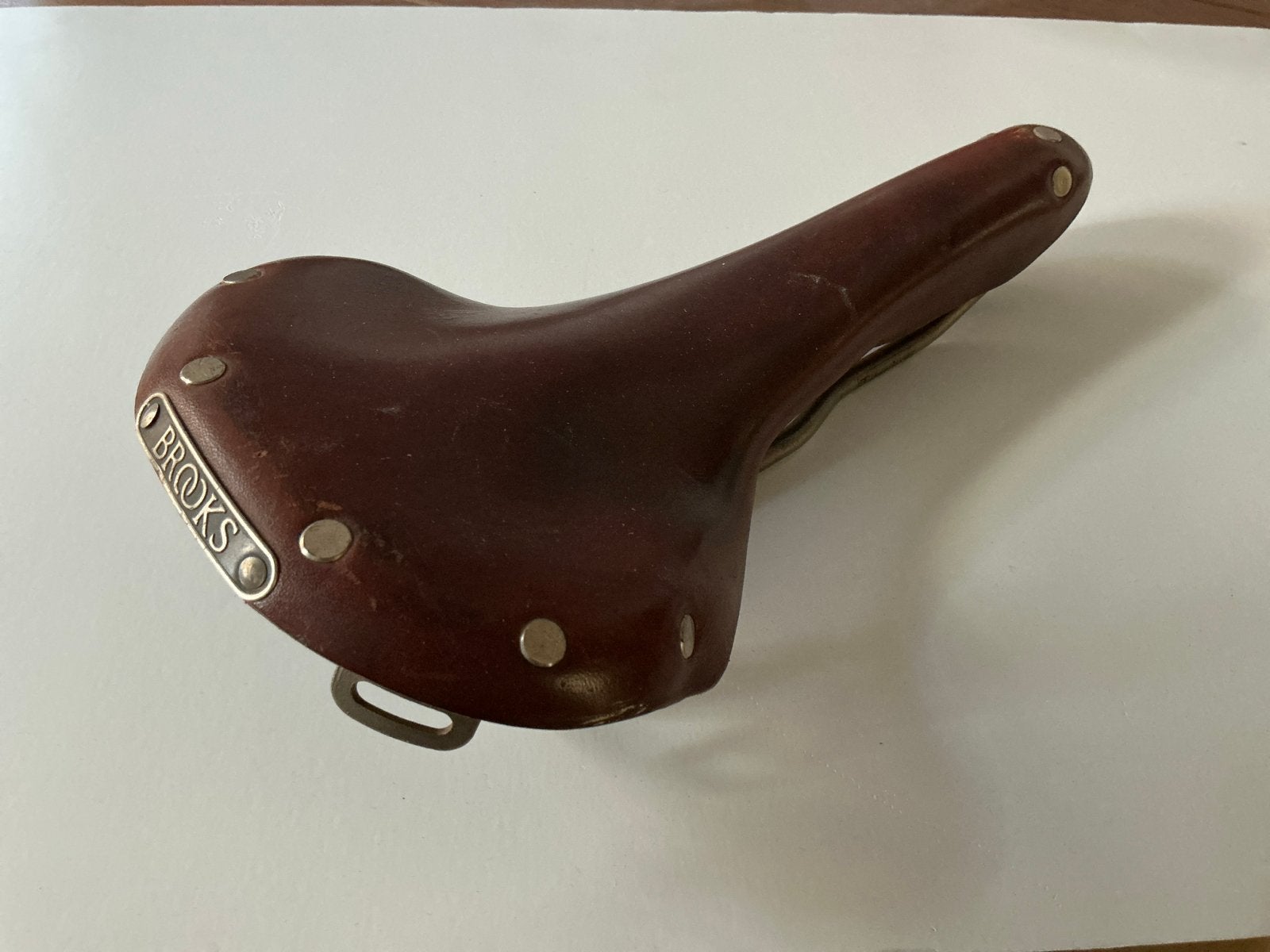 Brooks swallow titanium limeted edition, Fietsen en Brommers, Gebruikt, Leer, Ophalen of Verzenden, Zadel