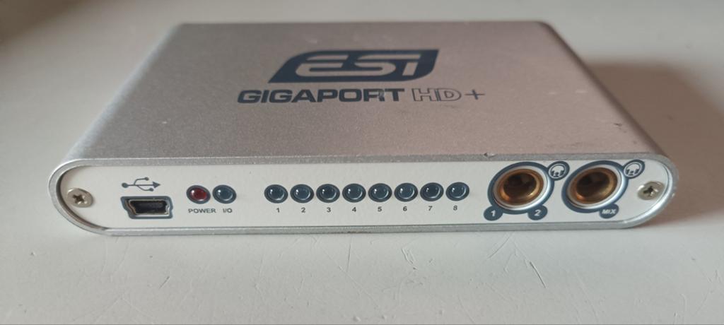 ESI Gigaport HD+ 8 kanaals audio interface, Computers en Software, Geluidskaarten, Ophalen of Verzenden