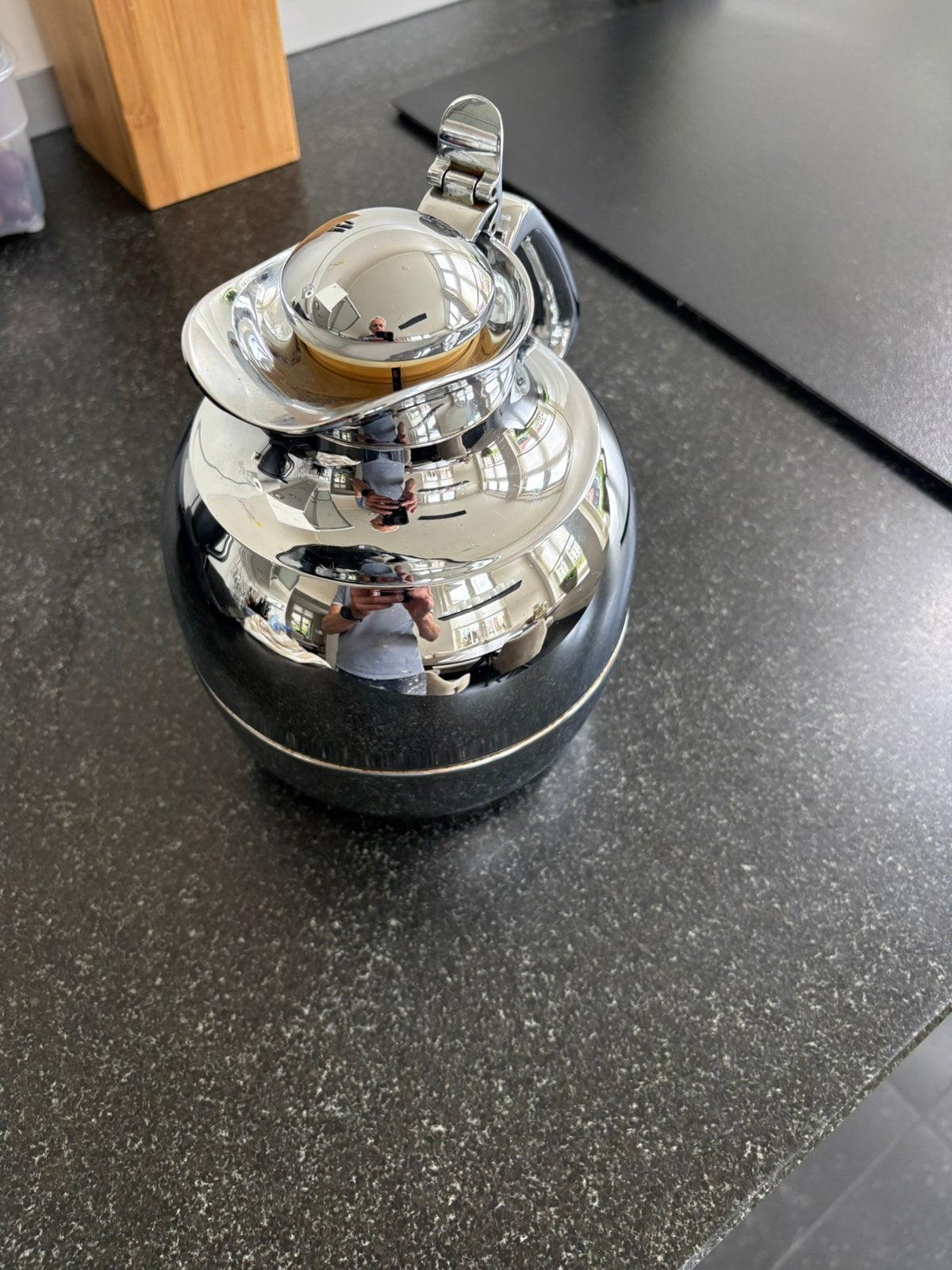 alfi isoleerkan 1,0 l verchroomd, Ophalen of Verzenden, Zo goed als nieuw, Rvs