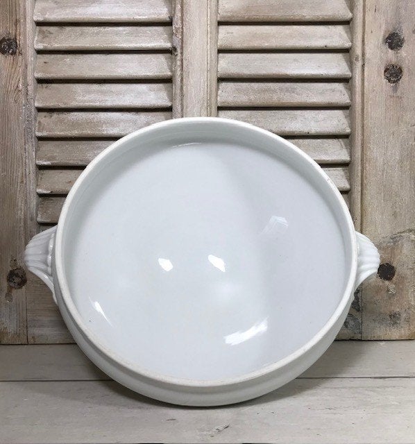Witte soupière terrine van A. Pillivuyt Foëcy-Limoges France, Antiek en Kunst, Antiek | Schalen, Ophalen of Verzenden