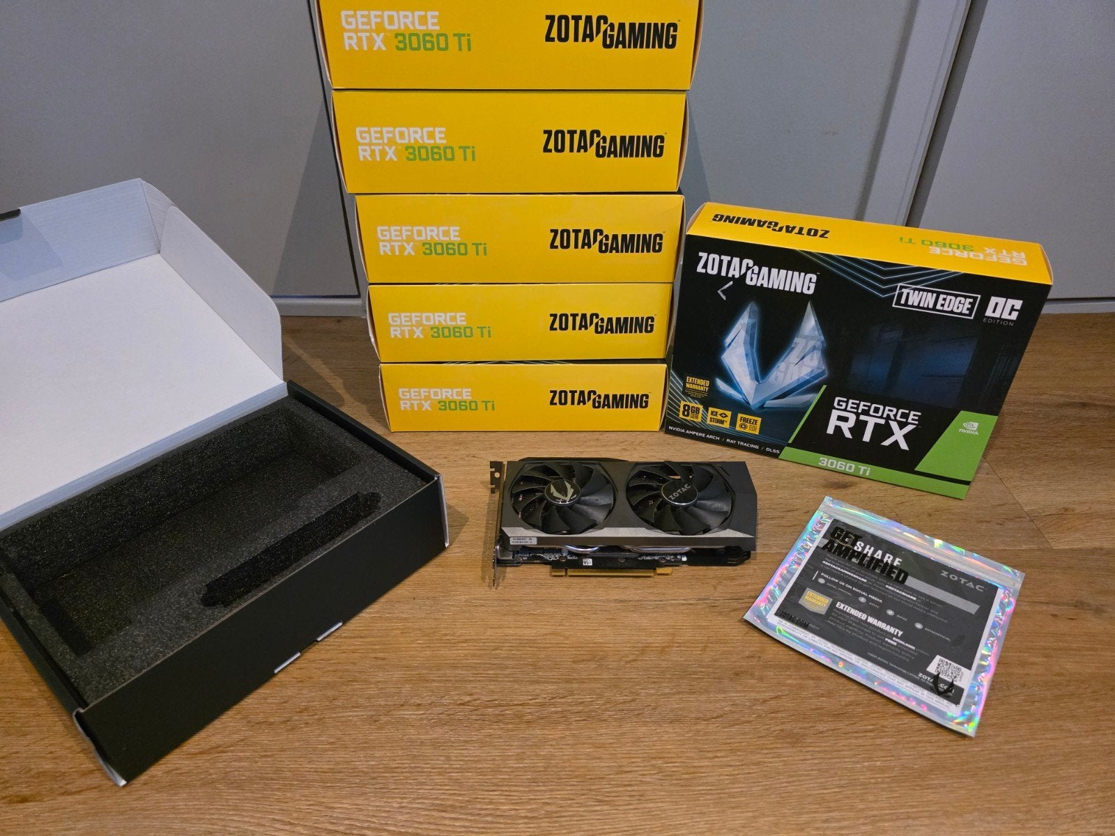 Zotac RTX 3060 Ti 8GB - 6 stuks (partij), Computers en Software, Videokaarten, Gebruikt, Nvidia, PCI-Express 4.0, GDDR6, HDMI