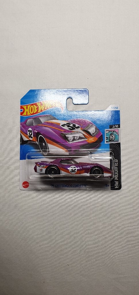 Hot Wheels 76 greenwood Corvette, Ophalen of Verzenden, Nieuw, Auto