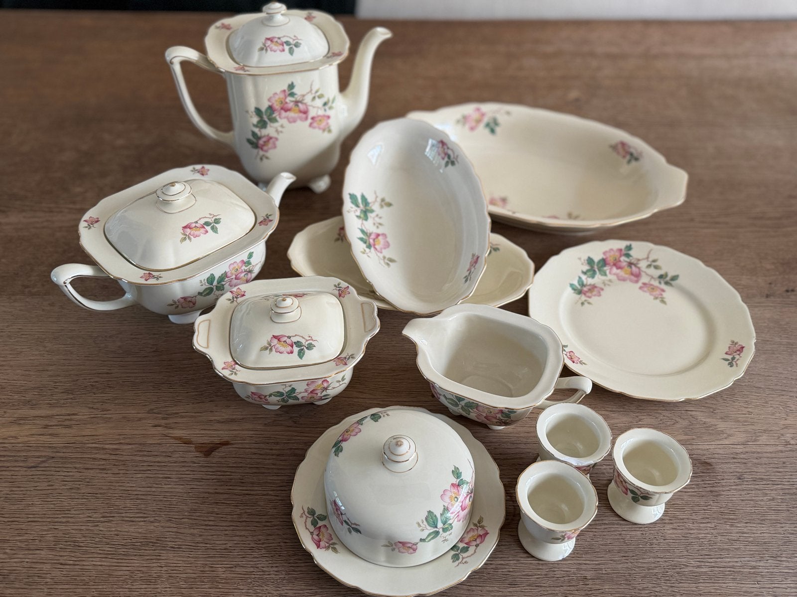 Thomas Ivory Bavaria Servies - met rozenmotief, Antiek en Kunst, Antiek | Servies compleet, Ophalen