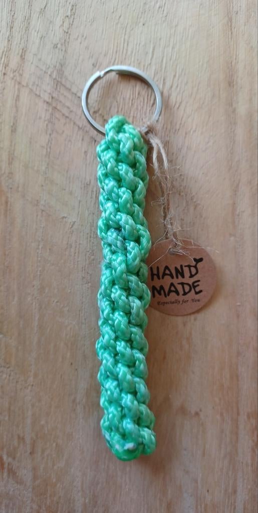 Sleutelhanger.  Handmade.  Fiets. Key,, Ophalen of Verzenden