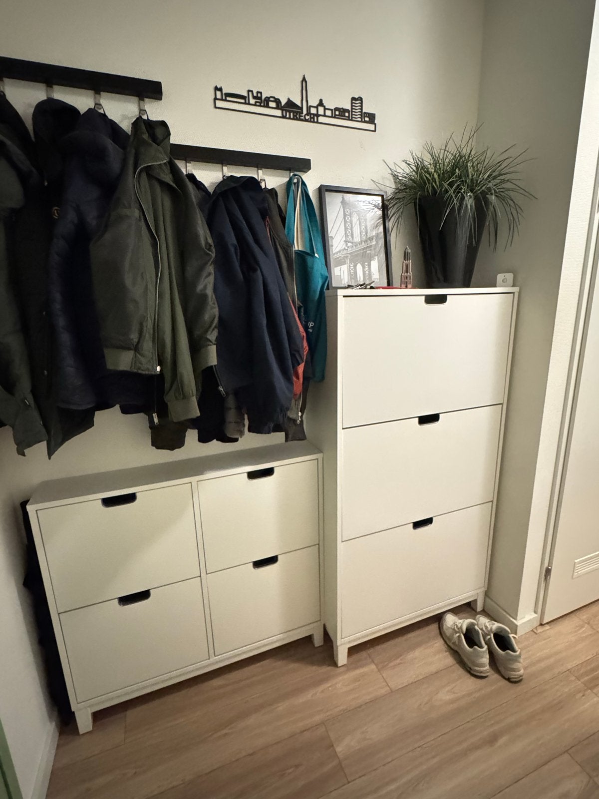 IKEA STÄLL 2 Schoenenkasten wit, Huis en Inrichting, Kasten | Schoenenkasten, Ophalen, Gebruikt