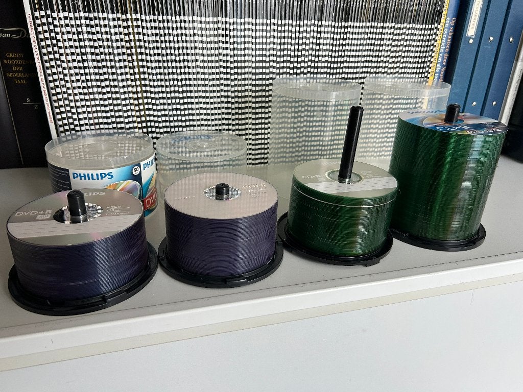 DVD-R +  CD-R discs van Phillips en Sony, Computers en Software, Ophalen, Nieuw, Overige typen