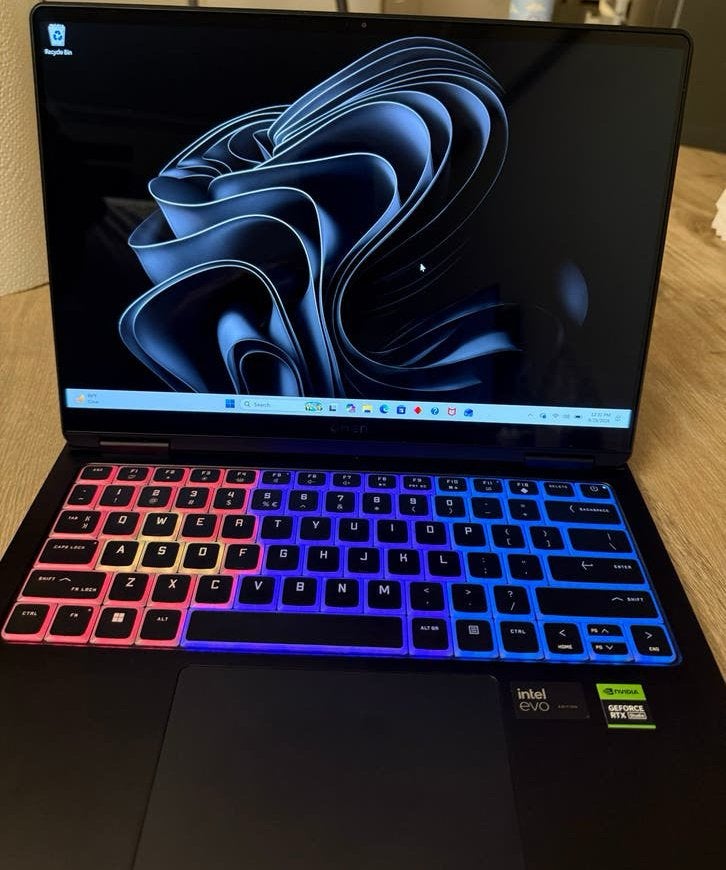 Gaming laptop - HP OMEN Transcend 14, Ophalen, Met videokaart, 32 GB, 14 inch