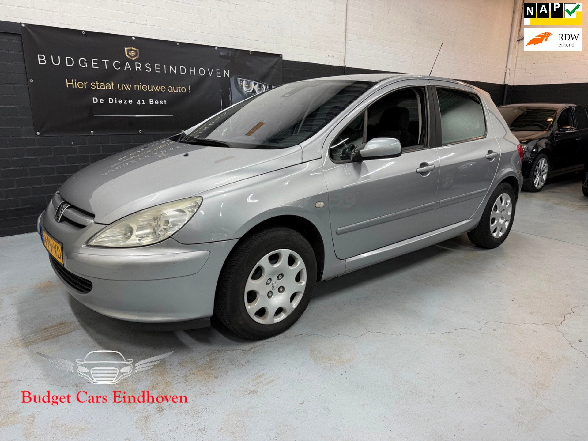 Peugeot 307 1.6-16V XS Premium NAP/Airco/APK 09-2027!, Auto's, Voorwielaandrijving, Stof, Gebruikt, Zwart