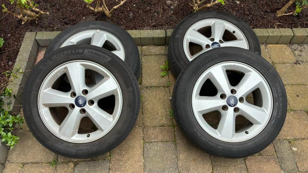 Setje velgen Ford Focus 205x55x16, Auto-onderdelen, Banden en Velgen, Ophalen, Velg(en), 16 inch, 205 mm