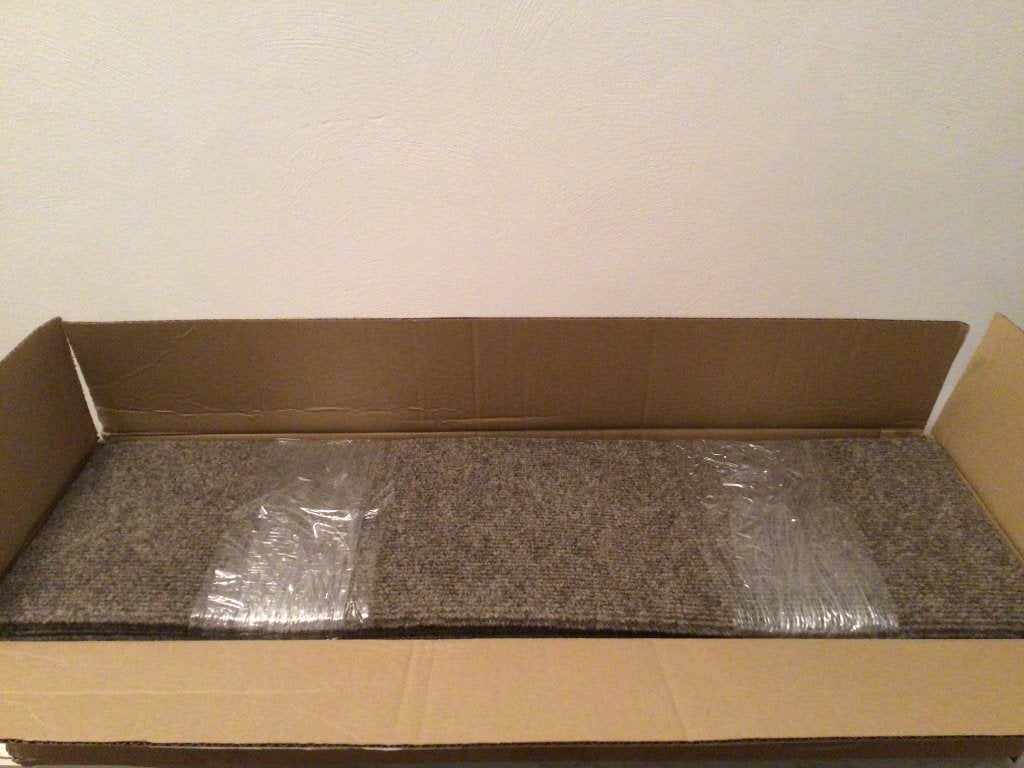 Nieuw! Trapmatten zelfklevend 15 stuks, Huis en Inrichting, Minder dan 50 cm, Grijs, Ophalen of Verzenden, Rechthoekig