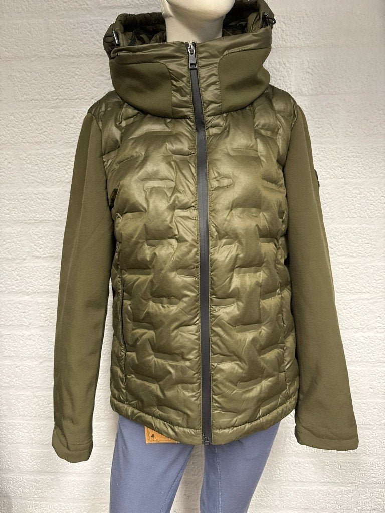S Oliver jas groen 42, Dieren en Toebehoren, Paardrijkleding, Ophalen, Gebruikt, XL, Dames