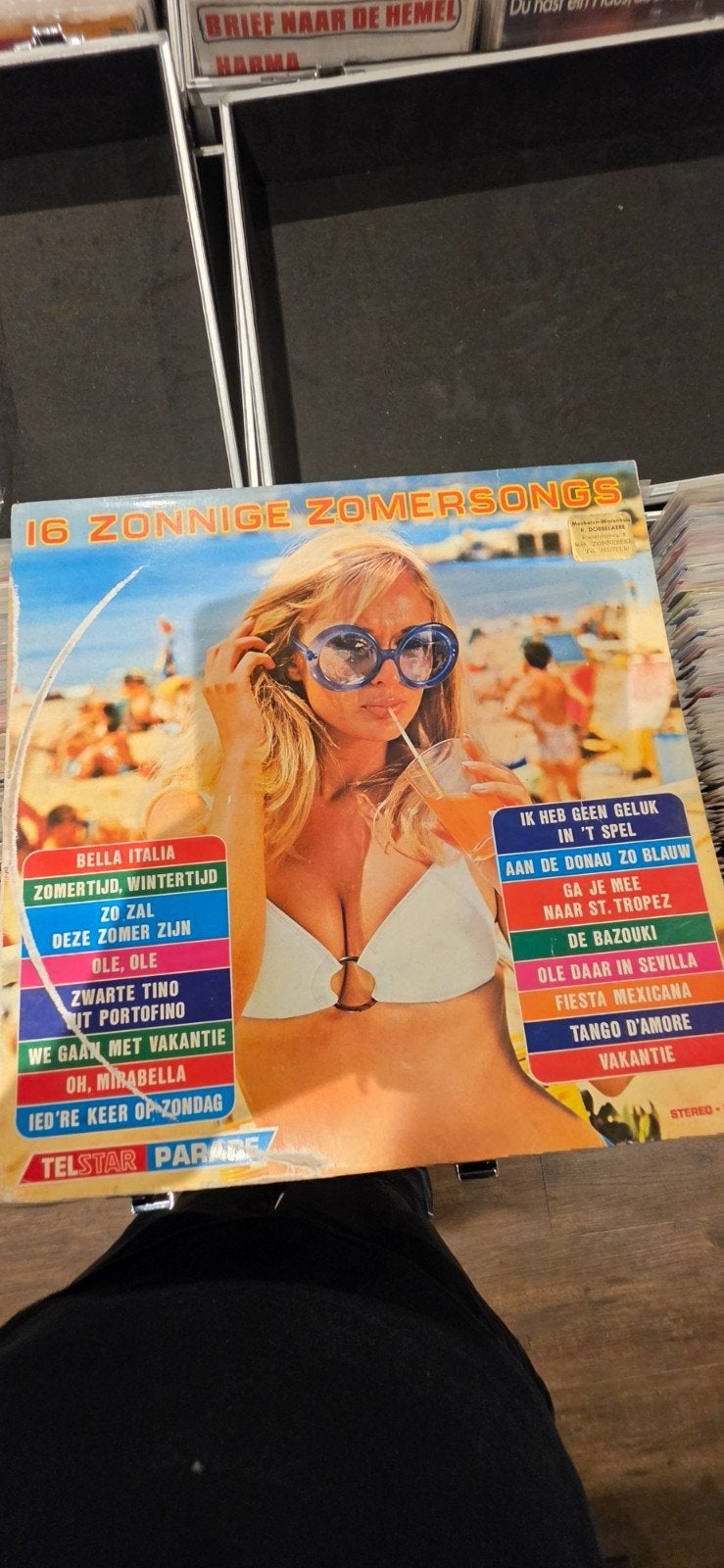 16 Zonnige Zomersongs - Telstar Parade LP, Ophalen, LP, Gebruikt, Complilatie