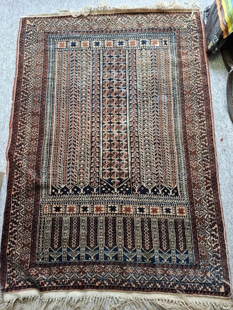 Perzisch tapijt, Ophalen, 100 tot 150 cm, Rood, Perzisch