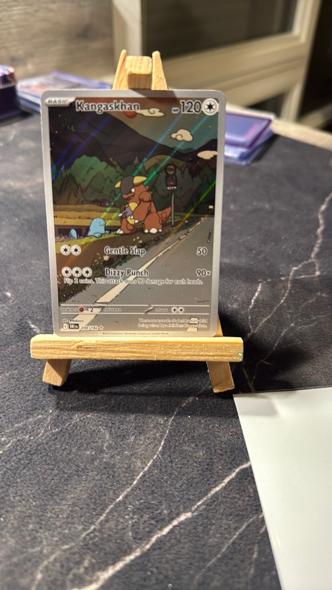 Kangaskhan 204 destined rivals. Pokémon, Hobby en Vrije tijd, Verzamelkaartspellen | Pokémon, Ophalen of Verzenden, Nieuw, Losse kaart