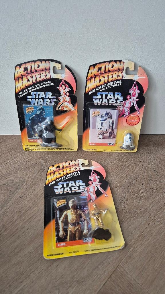 Star Wars Action Masters Die Cast Metal Collectibles 3 stuks, Verzamelen, Star Wars, Ophalen of Verzenden, Nieuw, Actiefiguurtje
