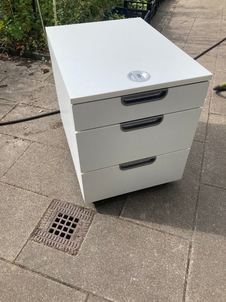 ladenblok, wit met 3 laden, Ophalen, Overige typen, Gebruikt, Spaanplaat of MDF