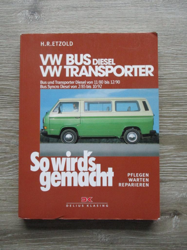 VW bus diesel  VW transporter. So wird's gemacht pflegen w, Ophalen of Verzenden, Gelezen, Volkswagen