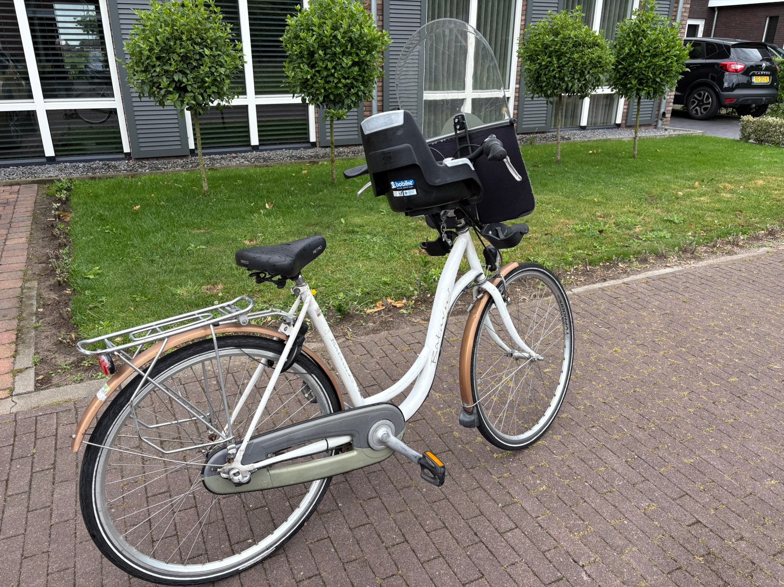 Batavus damesfiets incl. kinderstoeltje., Ophalen, Gebruikt, Batavus, Versnellingen