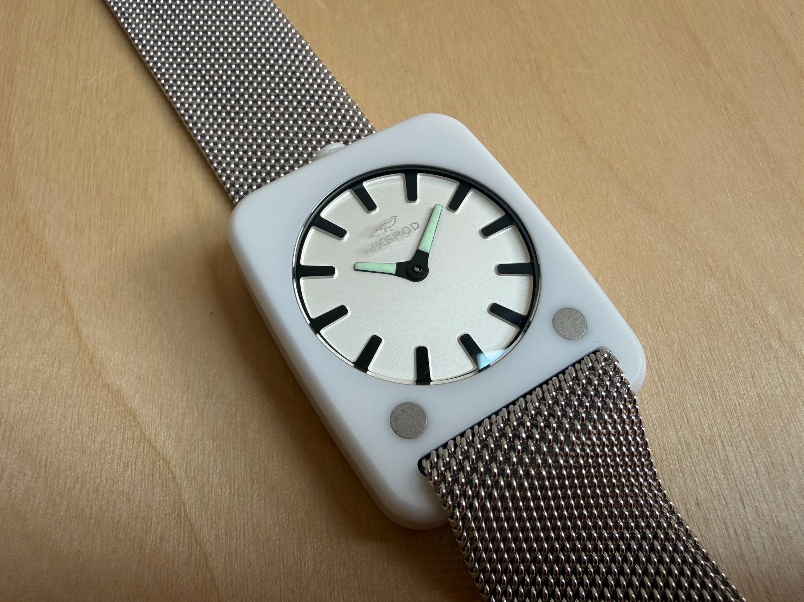 Ikepod Solaris White Ceramic Marc Newson Watch Horloge, Ophalen of Verzenden, Nieuw, Polshorloge
