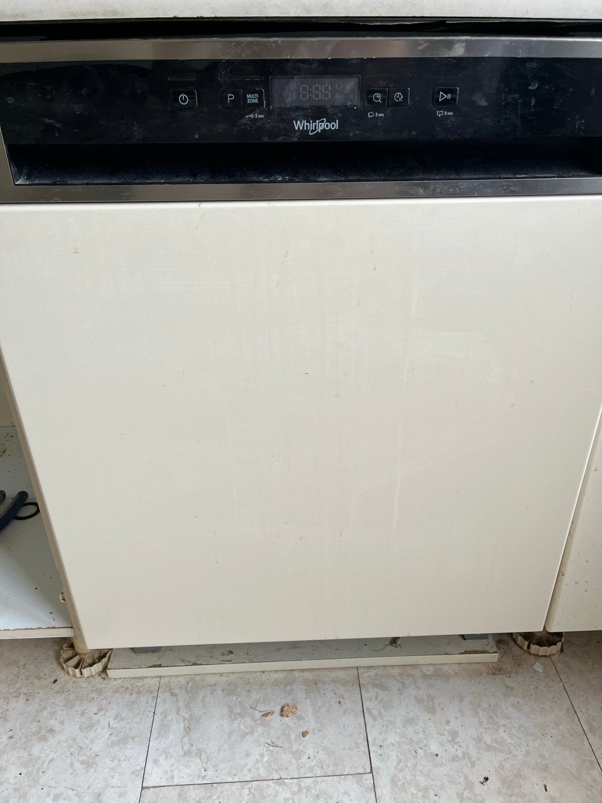 Whirlpool WBC 3C26 X Vaatwasser - Inbouw, Witgoed en Apparatuur, Vaatwasmachines, Ophalen, Gebruikt, Inbouw, 60 cm of meer
