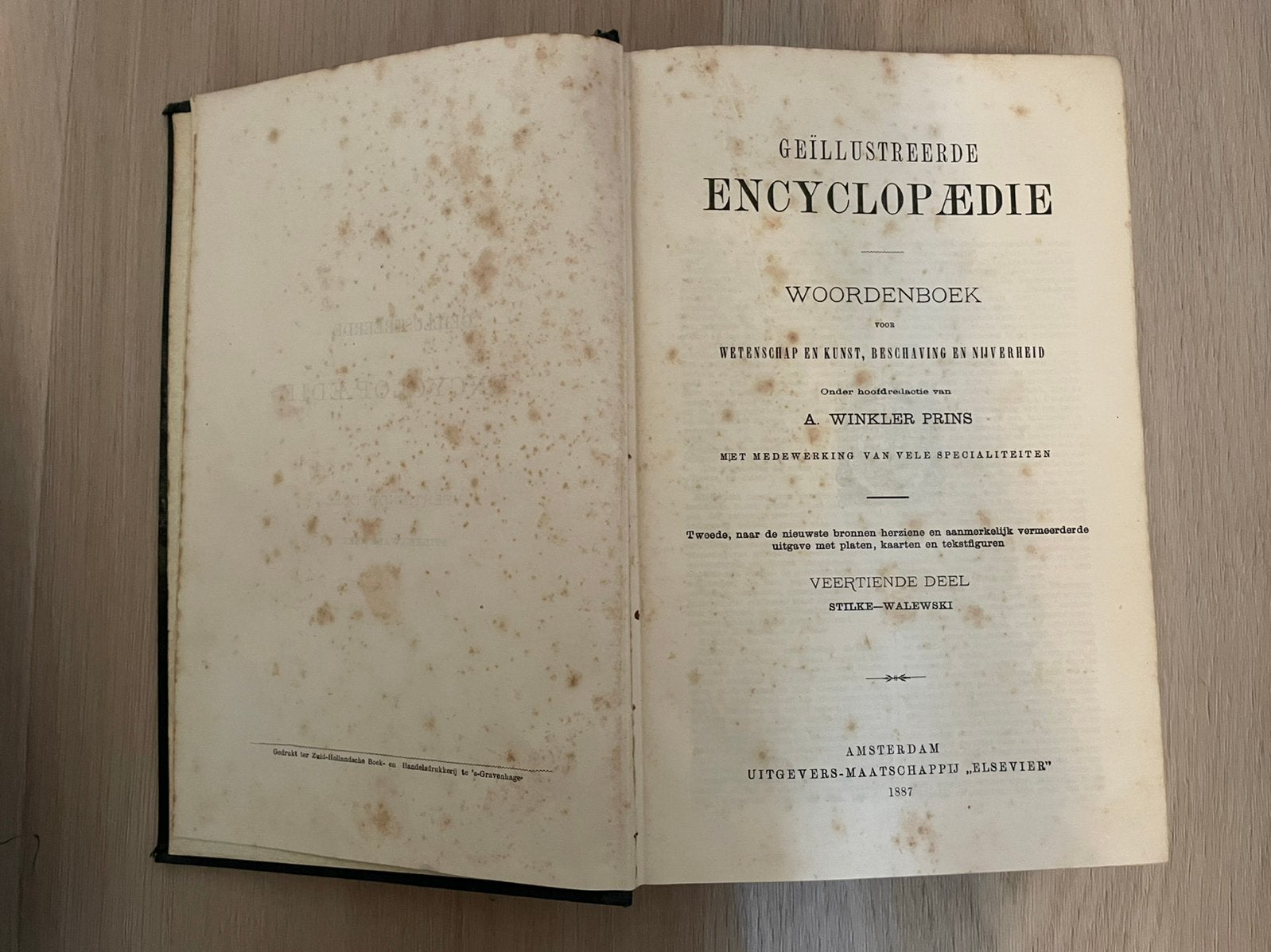 Winkler Prins geïllustreerde encyclopedie, Gelezen, Complete serie, Ophalen of Verzenden, Algemeen