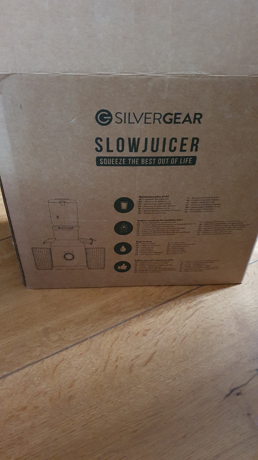 Silvergear Slowjuicer - Nieuw in doos, Ophalen, Nieuw, Elektrisch, Slowjuicer
