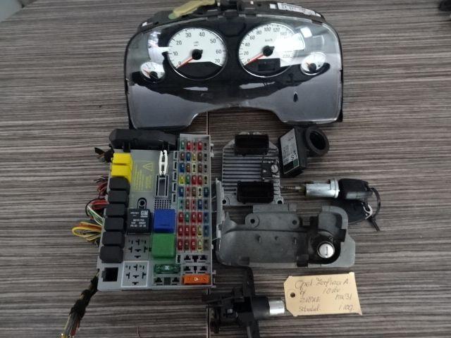 ECU Opel Zafira A bj 2004 Z18XE schakel 1.8 16v benz complet, Gebruikt, -, -, Opel