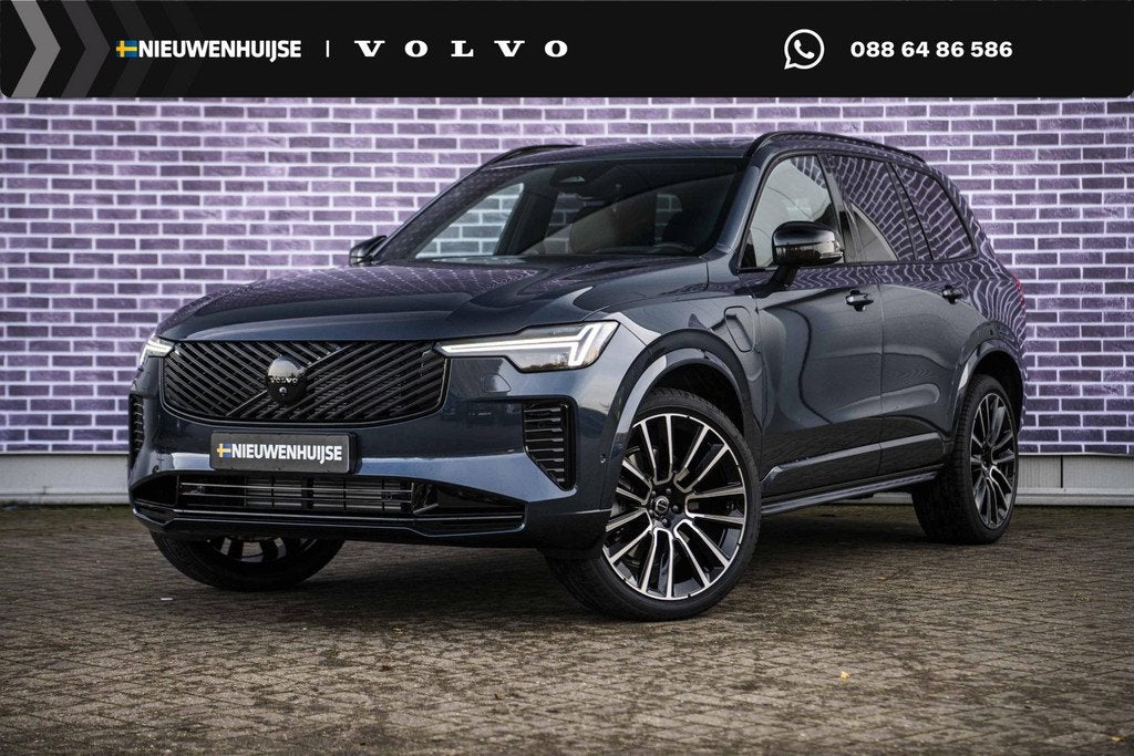 Volvo XC90 T8 Plug-in hybrid AWD Ultra Black Edition Executi, Auto's, Volvo, Bedrijf, Te koop, XC90, 360° camera, 4x4, ABS, Achteruitrijcamera