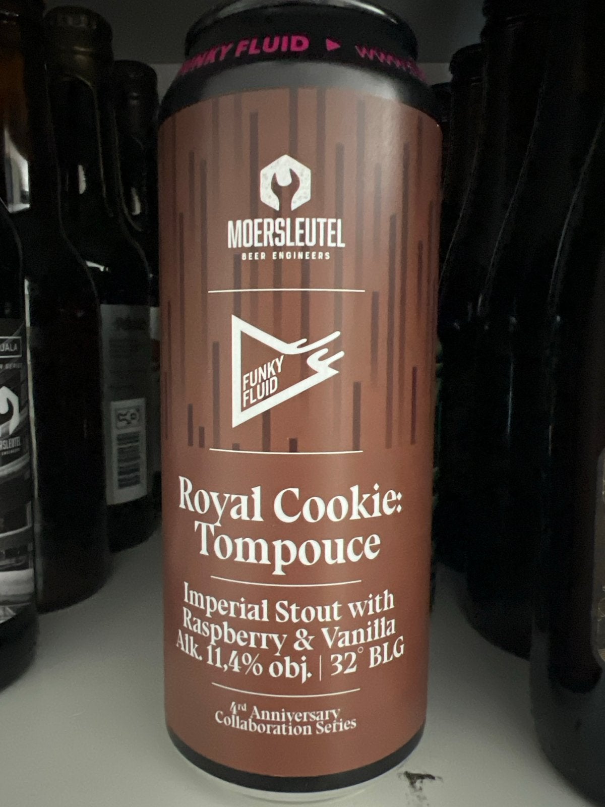 Moersleutel Royal Cookie: Tompouce Imperial Stout, Ophalen of Verzenden, Nieuw, Overige typen, Overige merken