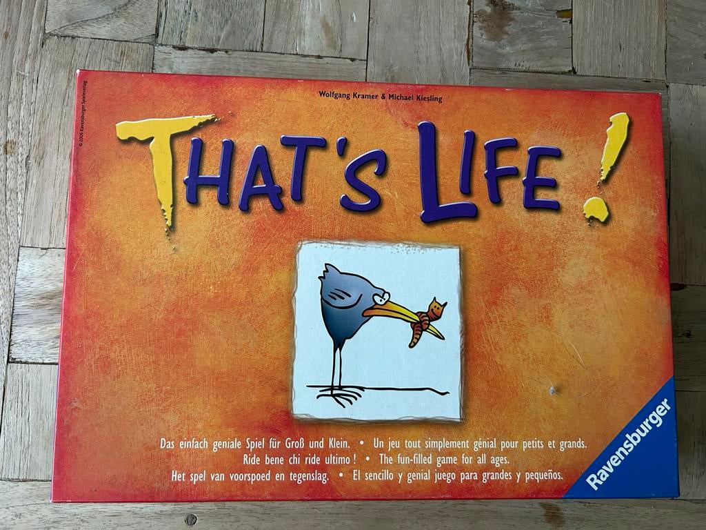 Bordspel That's Life! Ravensburger - Het spel van voorspoed, Drie of vier spelers, Ophalen of Verzenden, Zo goed als nieuw
