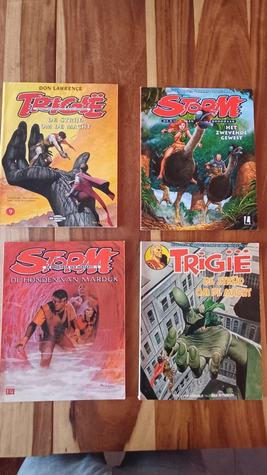 Storm en Trigië stripboeken - Diverse delen, Meerdere stripboeken, Ophalen of Verzenden, Gelezen