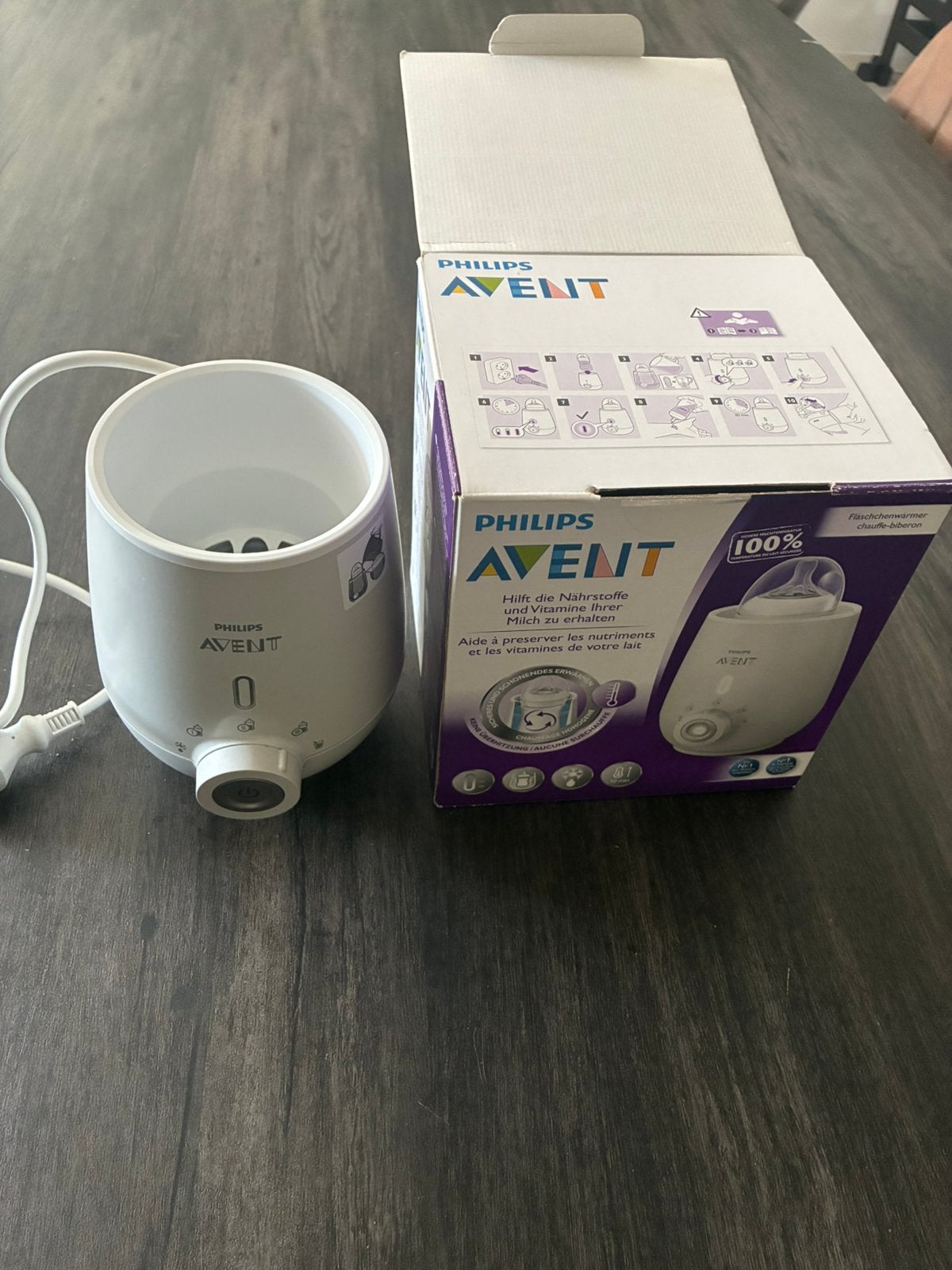 Philips Baby flessen opwarmer, Ophalen, Zo goed als nieuw, Flessen- of potjesverwarmer, Philips Avent