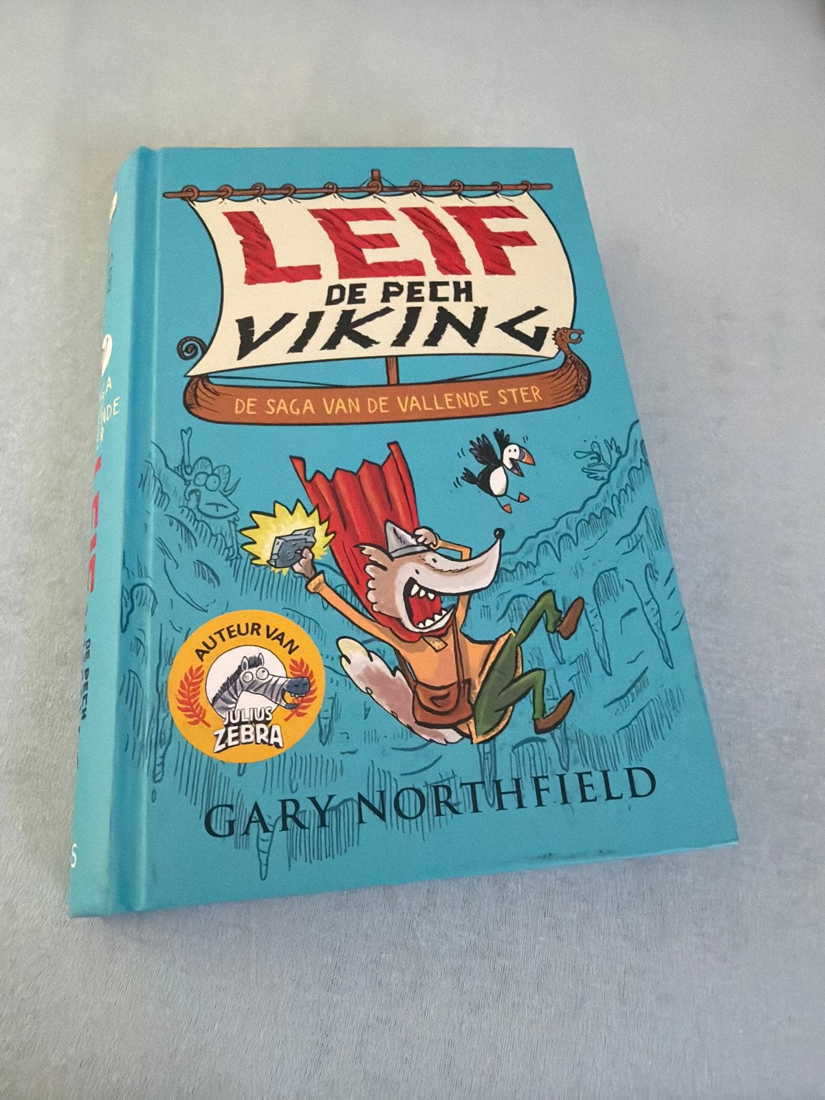 Leif de Pechviking: De Saga van de Vallende Ster - Gary Nort, Ophalen of Verzenden, Zo goed als nieuw, Nederland