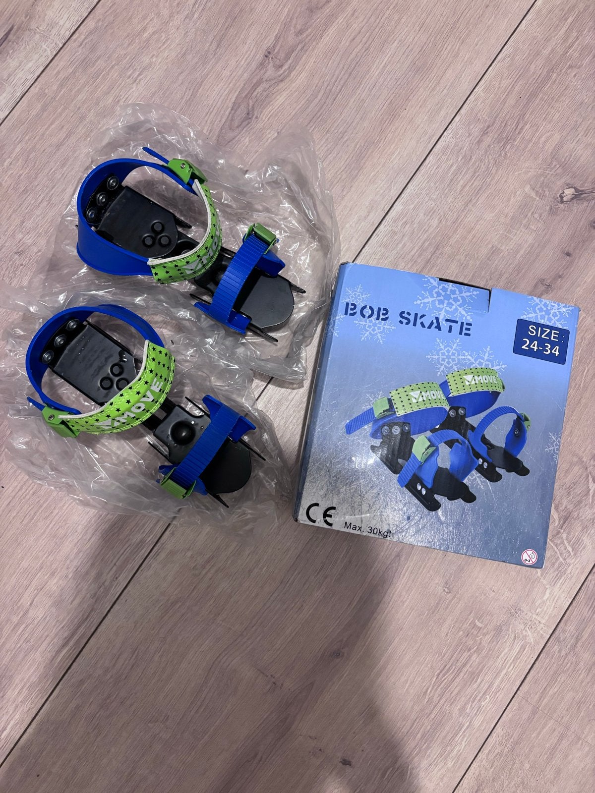 Bob Skate verstelbare glij ijzers maat 24-34, Ophalen of Verzenden, Zo goed als nieuw, Overige typen, Overige merken