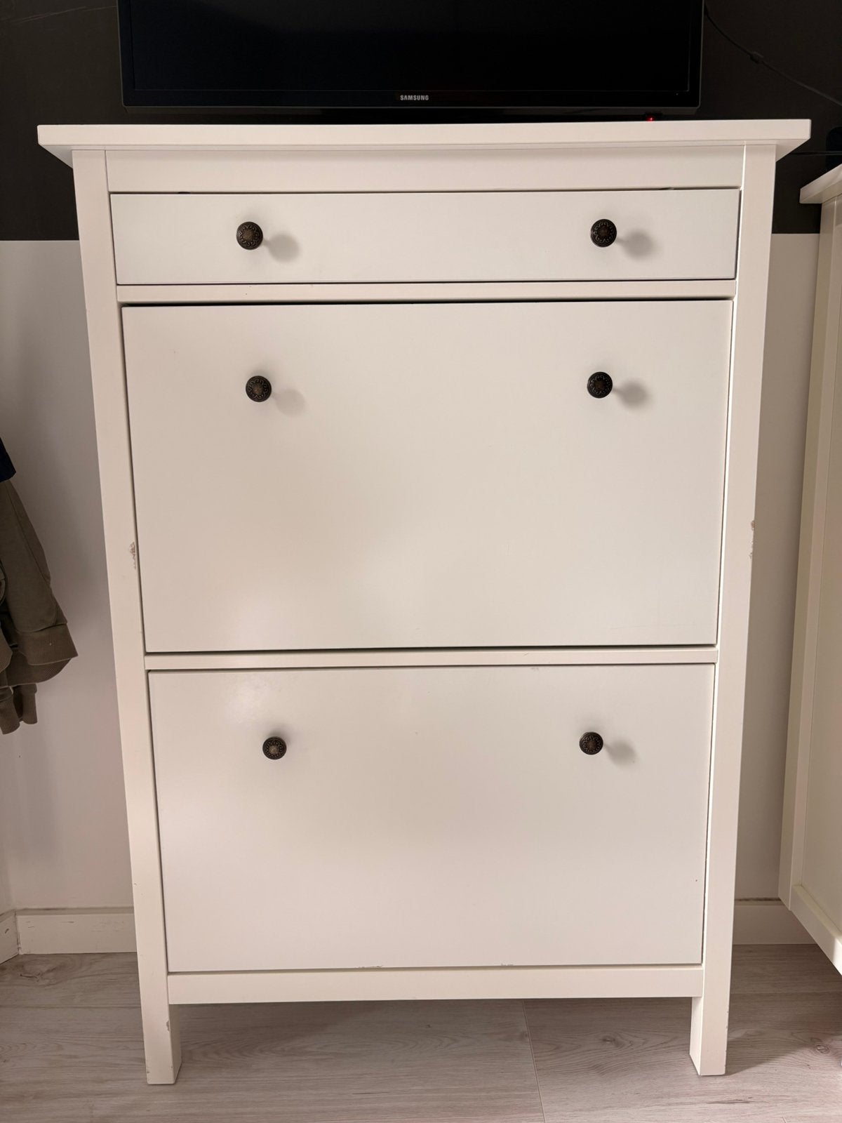 Ikea hemnes schoenenkast wit, Ophalen, Zo goed als nieuw