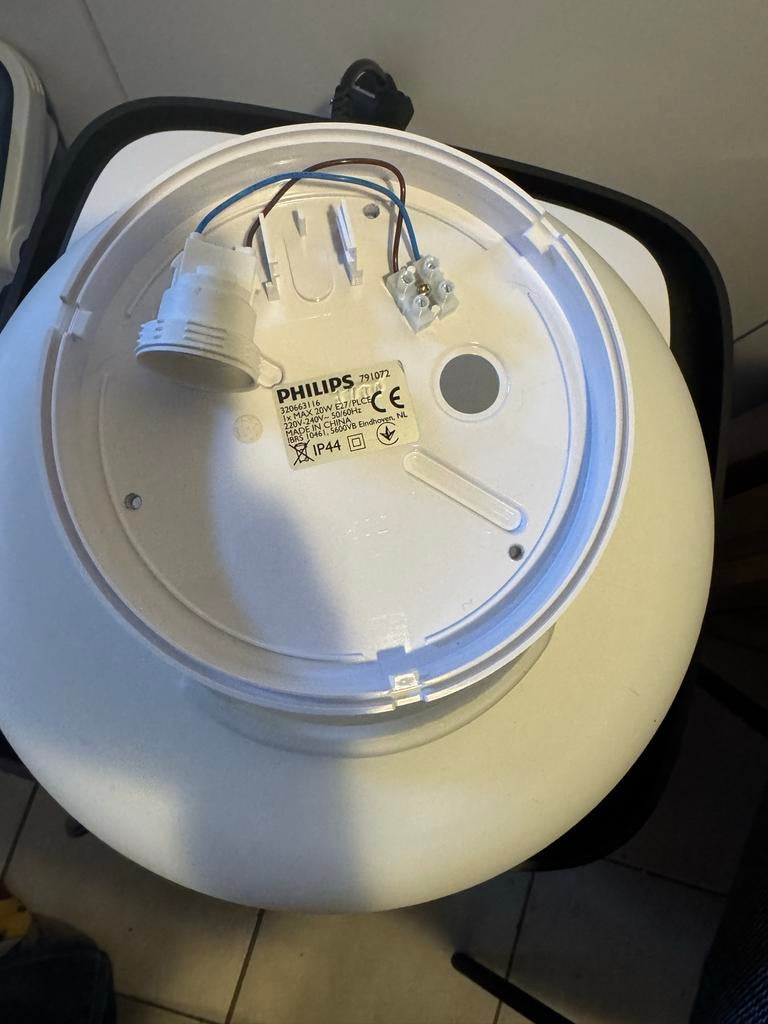Philips myBathroom Mist plafonnière met wit glazen diffuser, Ophalen of Verzenden, Gebruikt, Kunststof