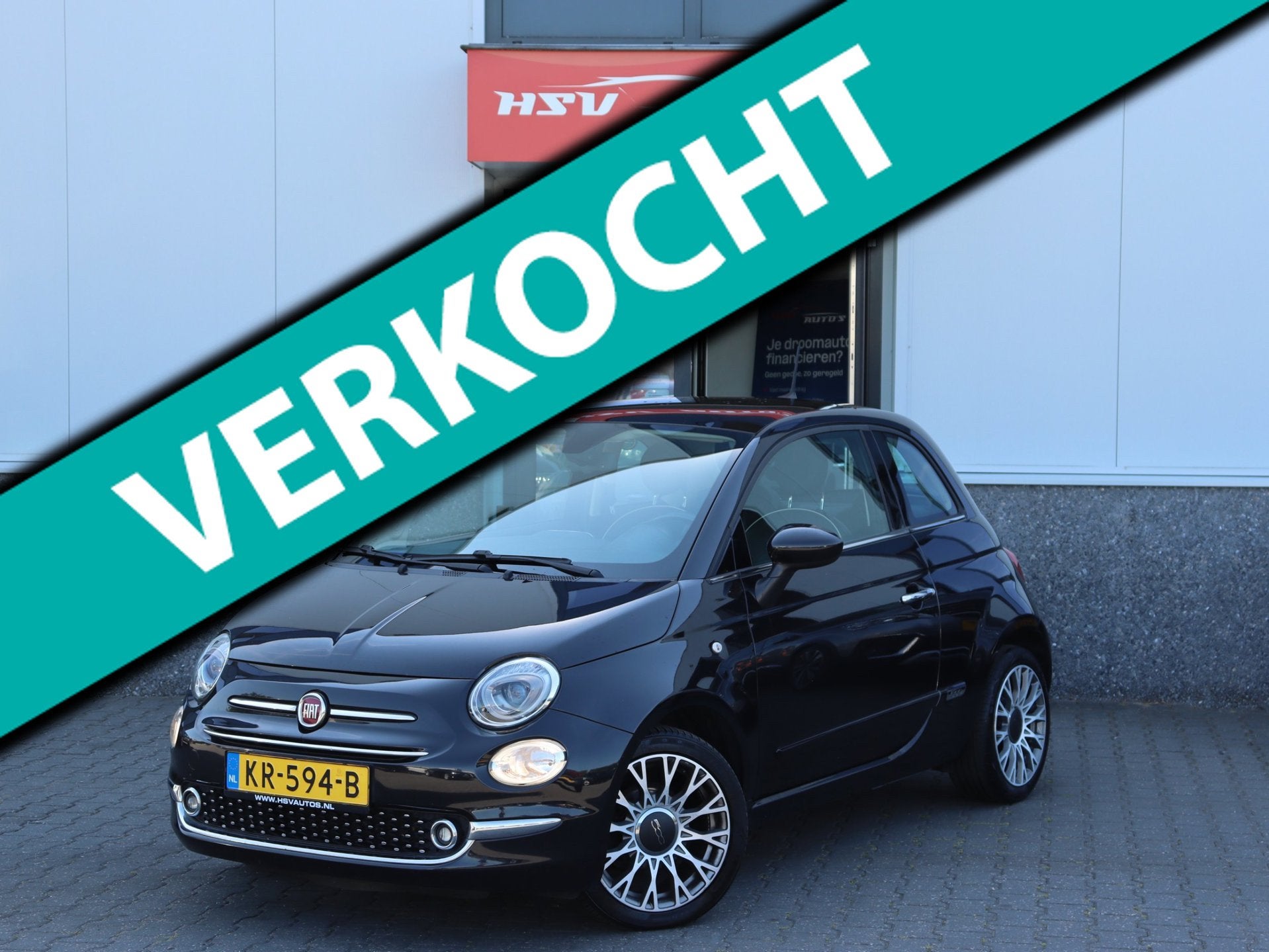 Fiat 500 1.2 Lounge navi LM airco org NL