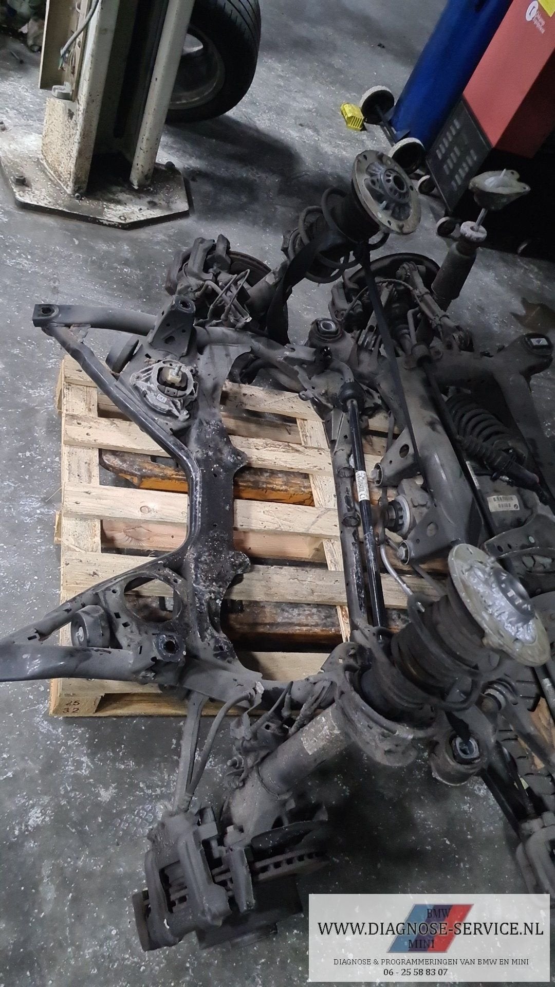 BMW F20 F30 complete vooras veerpoot draagarm subframe, Ophalen, Gebruikt, -, -