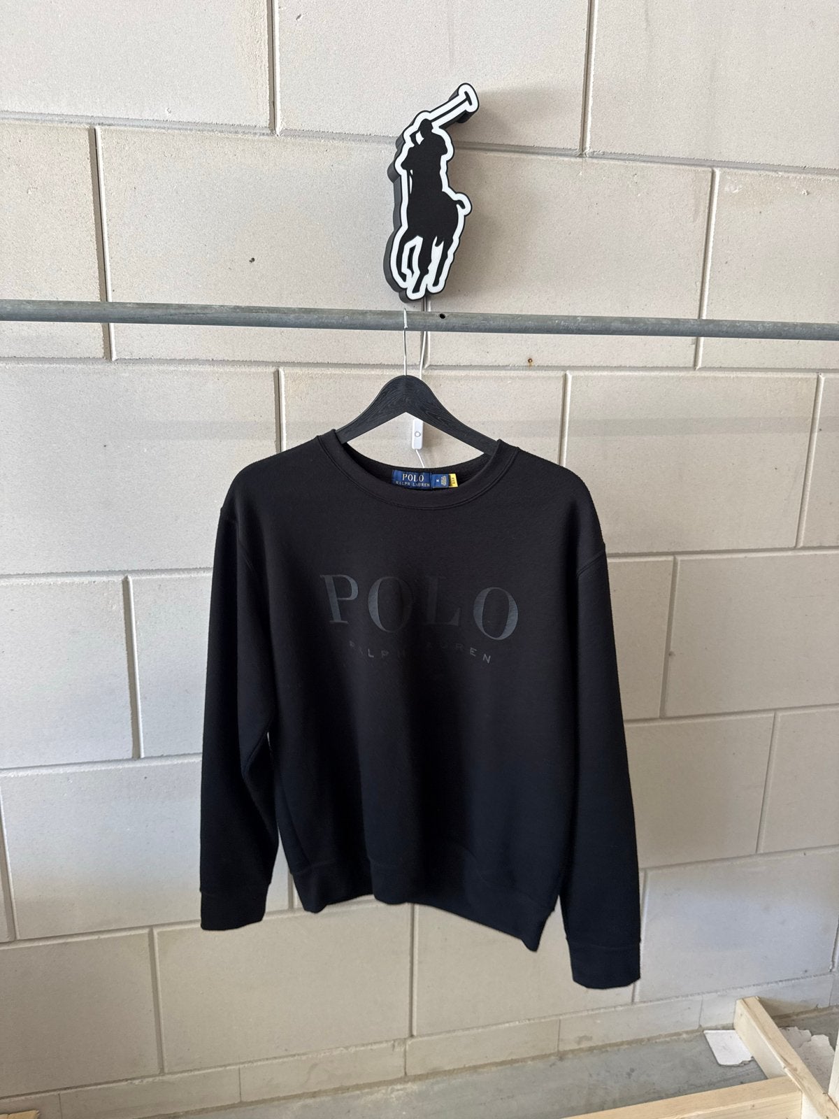 Ralph Lauren sweater zwart maat M, Kleding | Heren, Truien en Vesten, Ophalen of Verzenden, Gedragen, Maat 48/50 (M), Zwart