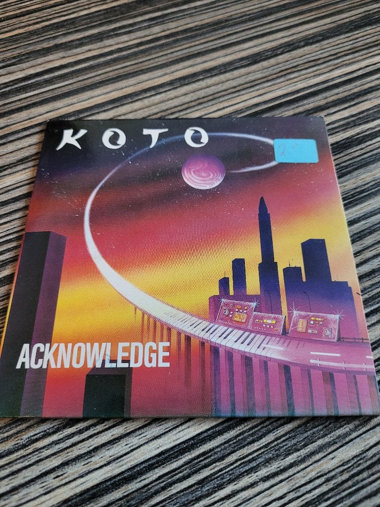 Koto - Acknowledge - Synth-pop, Ophalen of Verzenden, 1990 - 1999, Gebruikt