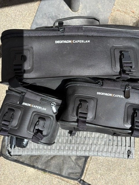 set van 3 Caperlan (Decathlon) beschermtassen, Watersport en Boten, Ophalen of Verzenden, Gebruikt, Koffer of Tas