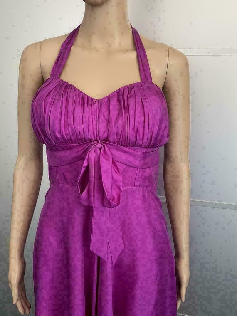 E1127 Nieuw: Watcher Diva maat 38=M zijden lange jurk feest, Kleding | Dames, Maat 38/40 (M), Nieuw, Ophalen of Verzenden, Roze