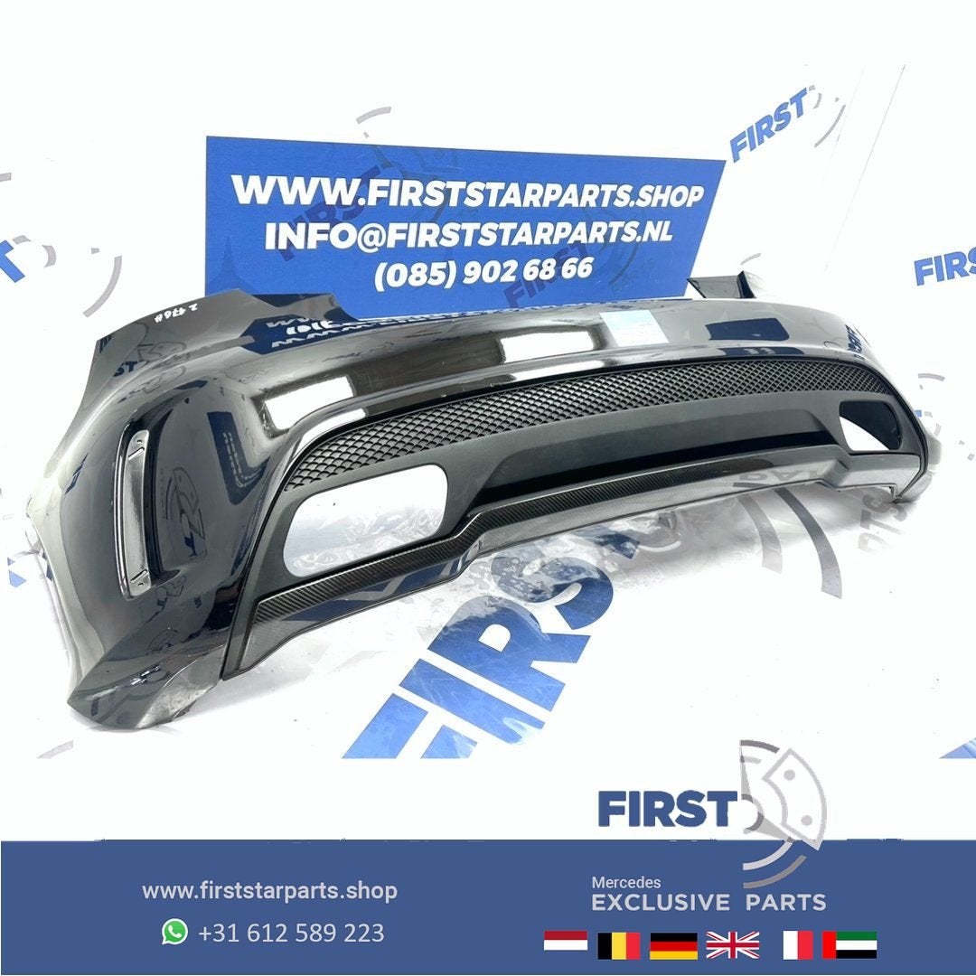 W176 A45 AMG BUMPER zwart wit grijs etc Mercedes A Klasse 20, Gebruikt, -, Ophalen of Verzenden, Achter