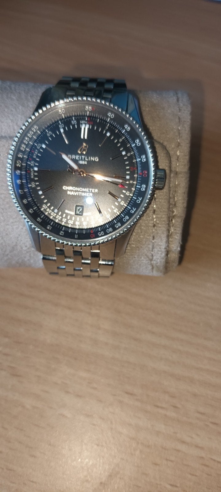 Breitling Navitimer Automatic 41 - Herenhorloge €3400, Staal, Staal, Breitling, Polshorloge