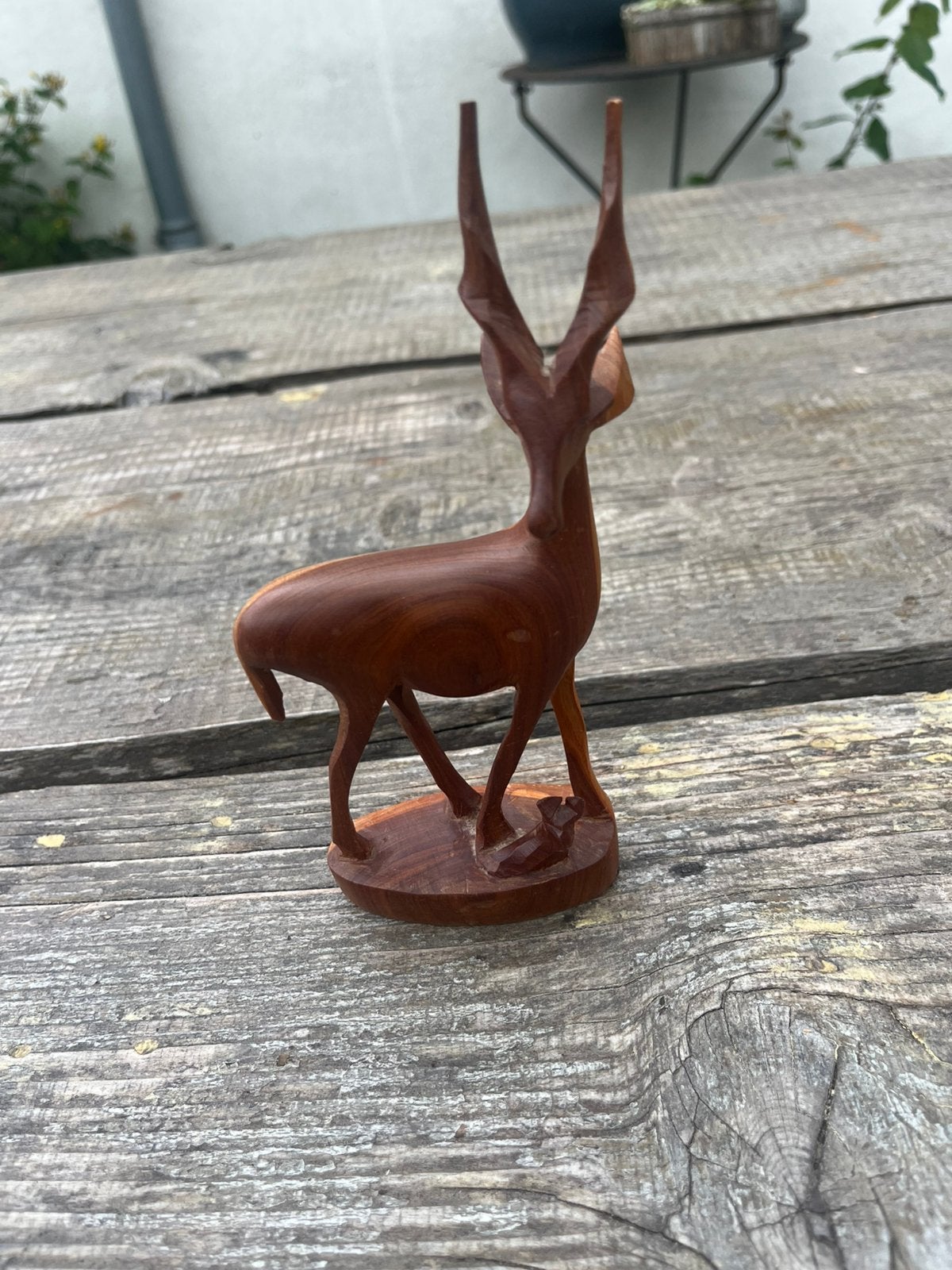 Gnoe ree vintage retro hout teak jaren 60-70 €8,50, Ophalen of Verzenden, Huis en Inrichting
