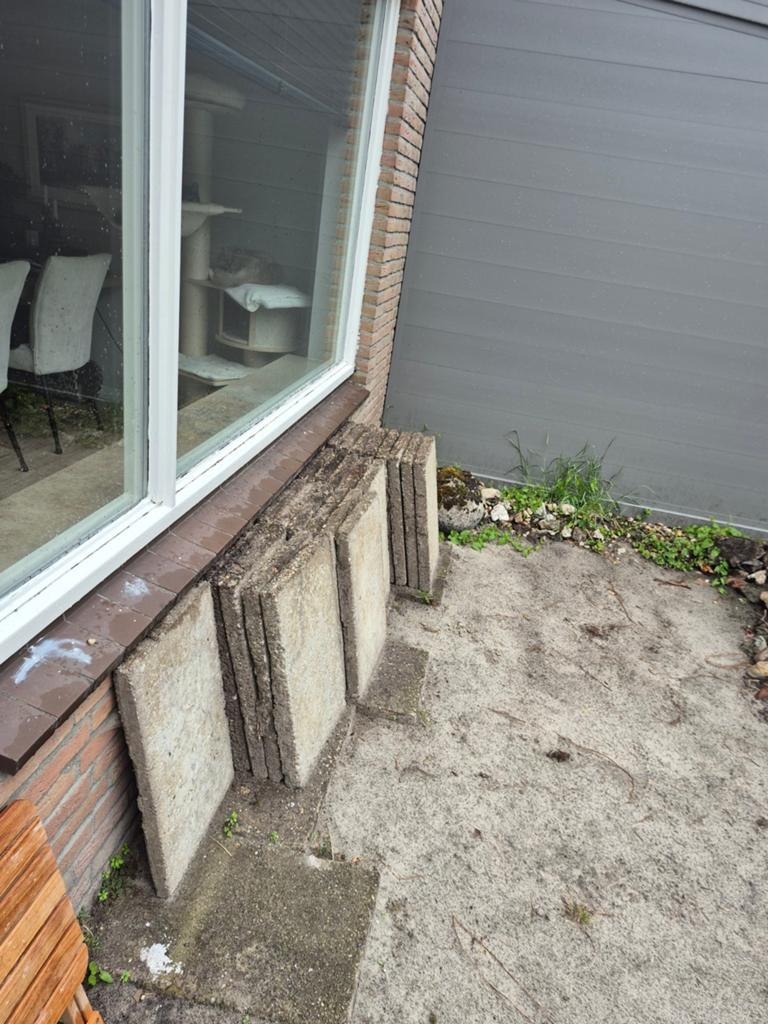 Gebruikte grindtegels voor terras of pad, Ophalen, Gebruikt, 10 m² of meer, Grind