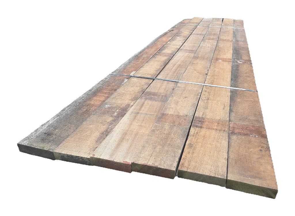 Azobé hardhouten balken 4.0x15.0 cm - nr: HB100, Tuin en Terras, Palen, Balken en Planken, Ophalen, 250 cm of meer, Balken, Hardhout