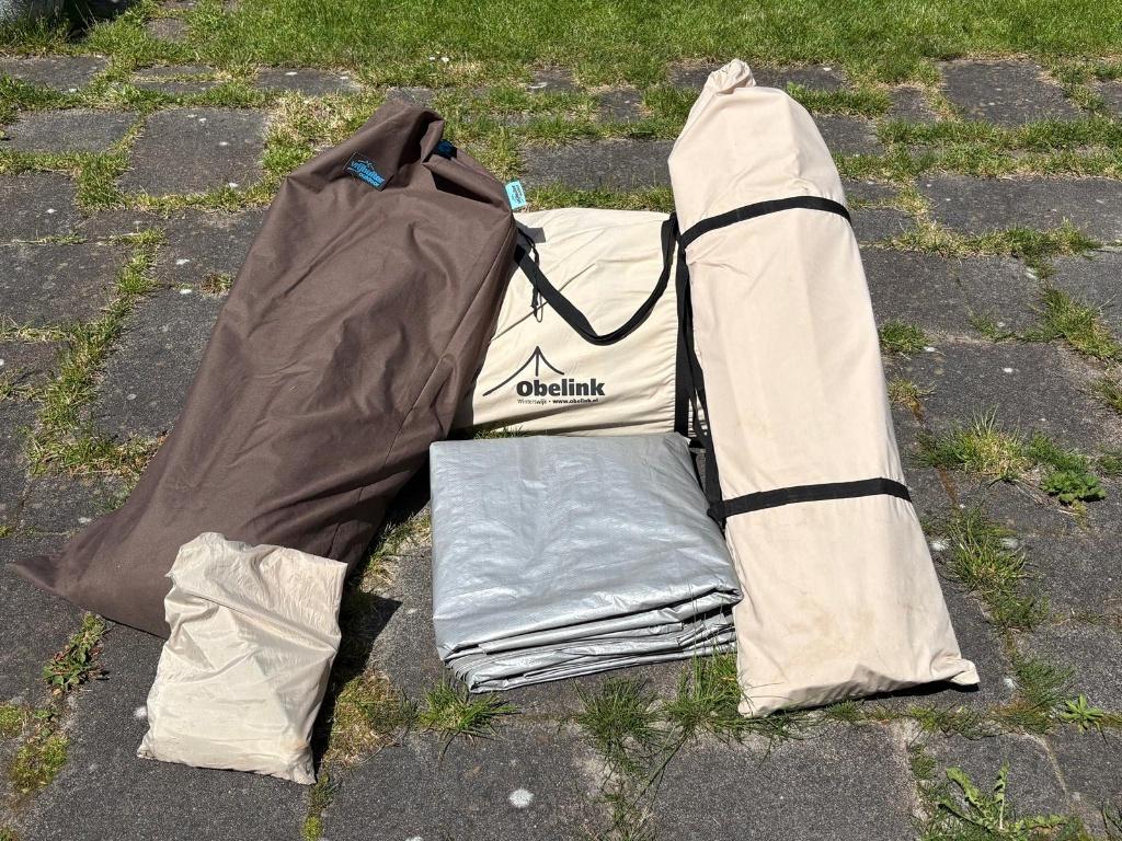 Obelink Explorer Alu 6 Katoenen Tunneltent, Ophalen, Zo goed als nieuw, Tot en met 6