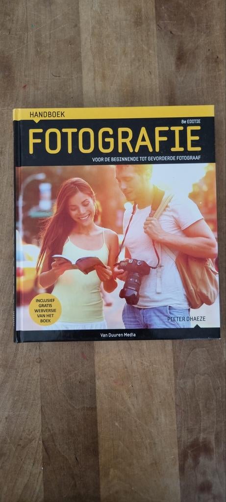 Handboek Fotografie - 8e Editie - Pieter Dhaeze, Boeken, Ophalen of Verzenden, Zo goed als nieuw, Fotografie algemeen, Pieter Dhaeze